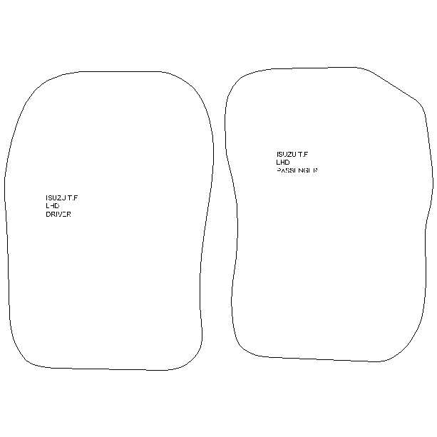 Isuzu Denver LHD Car Mats